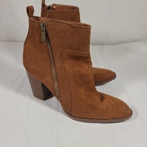 Qupid brown ankle boots Brand New Suede 8